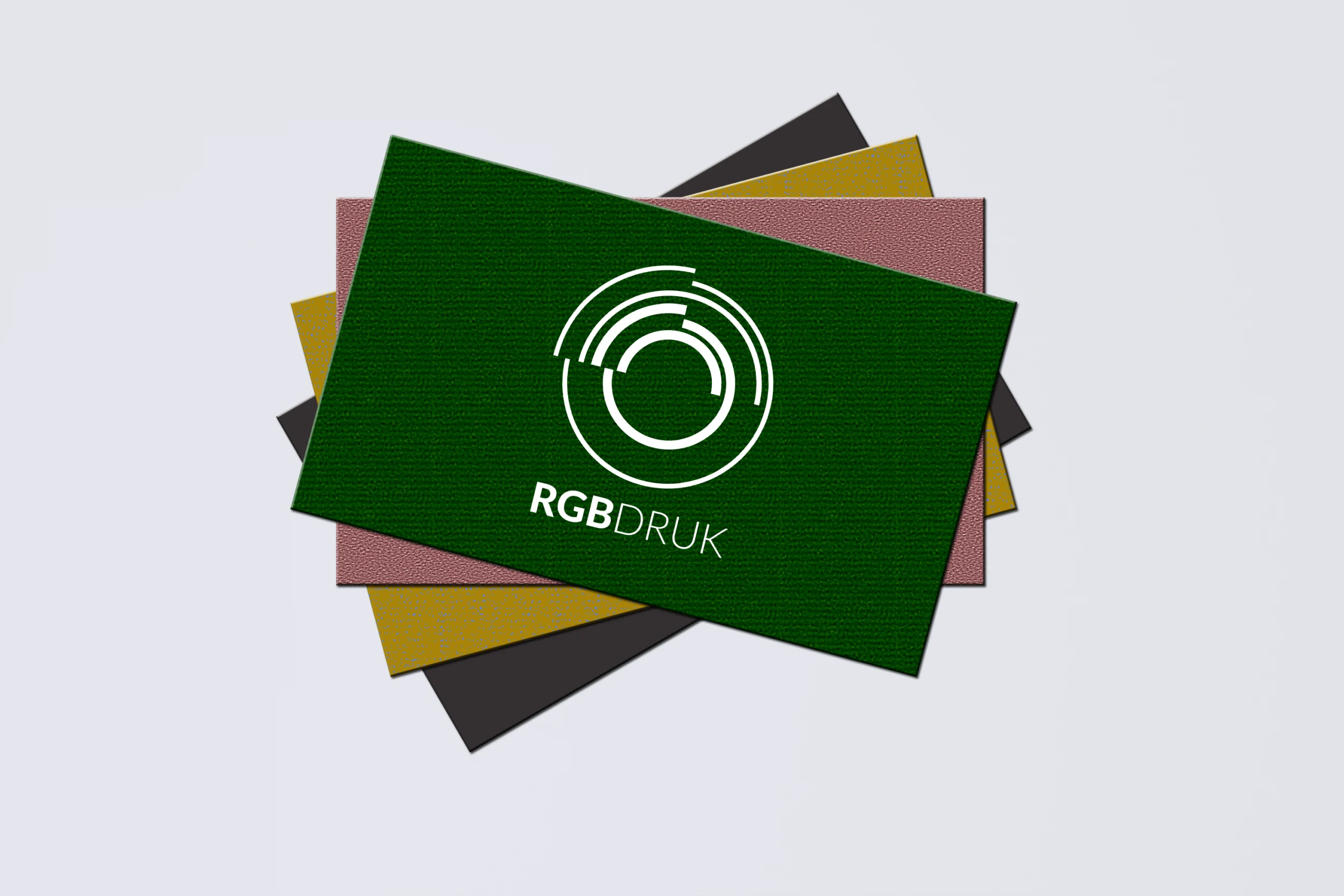 Wizytówki na papierach ozdobnych