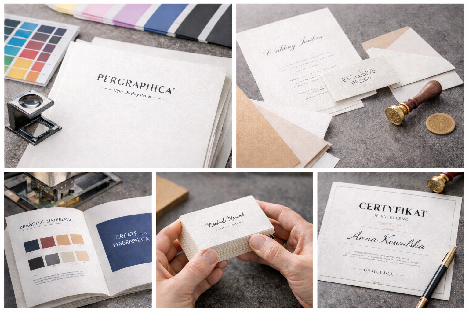 Papier Pergraphica Rough – niepowlekany papier premium w materiałach drukowanych